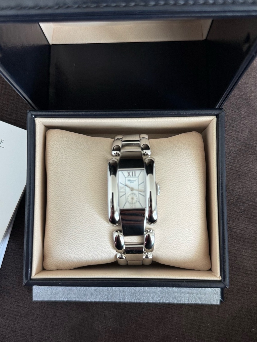 Chopard Silver-Tone Rectangular Bracelet Watch - Picture 2 of 4